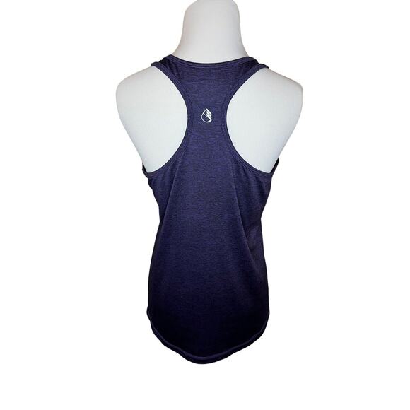 Icyzone Racerback Purple Athletic Running Medium Tank Top Shirt - Picture 3 of 6